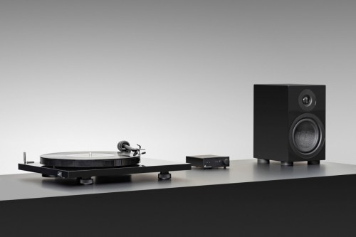 Pro-Ject E1 BT + OM5e Gramofon Plug & Play Hi-Fi, Bluetooth, wbudowany przedwzmacniacz