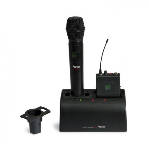 Fonestar MSC-2 - stacja ładująca dla 2 mikrofonów bezprzewodowych serii MSH (2)