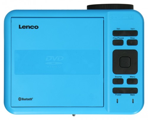 Lenco LPJ-500BU - projektor LCD z DVD i Bluetooth