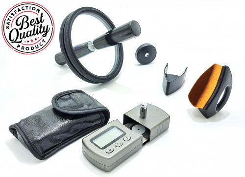 Zestaw akcesoriów do gramofonu Waga kalibracji wkładki + Szczoteczka do płyty winylowej + Uchwyt do czyszczenia płyty winylowych + Adapter do singli płyt winylowych 7\'