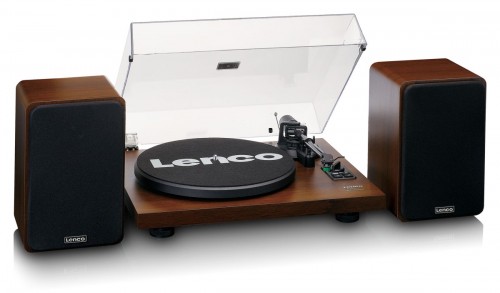 Gramofon Lenco LS-600WA (orzech) + głośniki Zestaw HiFi