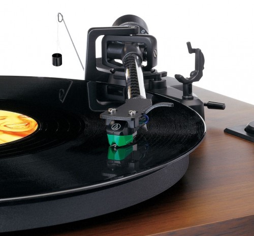 Gramofon Lenco LS-600WA (orzech) + głośniki Zestaw HiFi