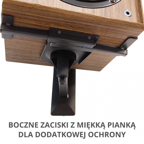 Ścienny uchwyt głośnikowy - uniwersalny, bezinwazyjny AQ VisiOn BR03AS