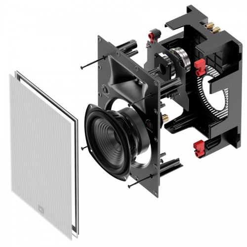 JBL STUDIO 6-6IW Dwudrożny instalacyjny głośnik 6,5\  biały prostokąt Moc 50 W RMS