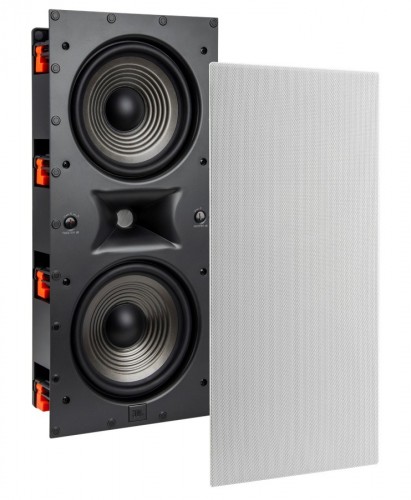 JBL STUDIO 6-66LCR Dwudrożny głośnik instalacyjny 2 x 6,5\ biały prostokąt Moc 50 W RMS