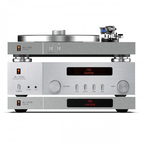 JBL SA550 Classic wzmacniacz stereo + JBL MP350 Classic odtwarzacz sieciowy + JBL TT350 Gramofon - wysokiej jakości zestaw stereo!