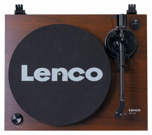 Lenco LBT-225WA - Gramofon Hi-Fi, szklany talerz, ramię z włókna węglowego