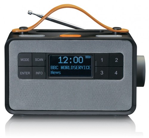 Lenco PDR-065BK - Radio DAB+/FM z Bluetooth i bazą ładującą