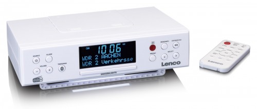 Lenco KCR-190WH - Radio kuchenne FM/DAB z Bluetooth