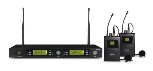 Fonestar MSH-892-570 - 2 mikrofony krawatowe UHF, 2 nadajniki i odbiornik (1)