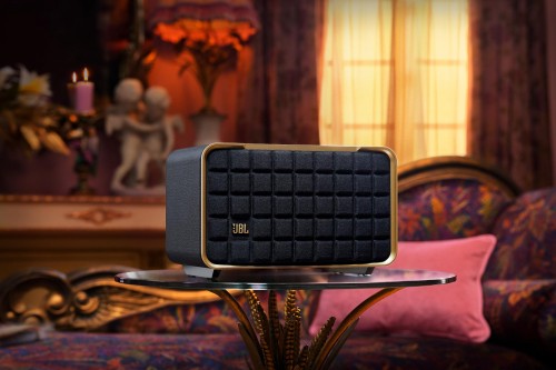 JBL Authentics 200 Inteligentny głośnik domowy w stylu retro, z łącznością Wi-Fi, Bluetooth i asystentami głosowymi