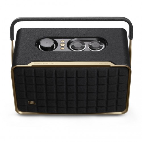 JBL Authentics 300 Inteligentny głośnik domowy w stylu retro, z łącznością Wi-Fi, Bluetooth i asystentami głosowymi