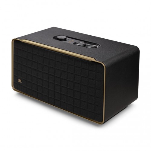 JBL Authentics 500 Inteligentny głośnik domowy high fidelity, w stylu retro, z łącznością Wi-Fi, Bluetooth i asystentami głosowymi.