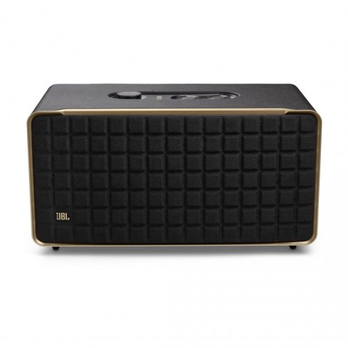 JBL Authentics 500 Inteligentny głośnik domowy high fidelity, w stylu retro, z łącznością Wi-Fi, Bluetooth i asystentami głosowymi.