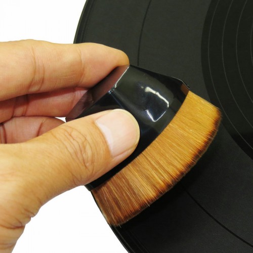 Aksamitna szczotka do płyt winylowych antystatyczna Antistatic Brush (2)