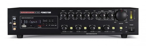 Fonestar MA-125GU - Wzmacniacz, Centrala radiowa 100 V, 120 W, USB / SD / MP3 (1)