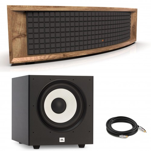 ZINTEGROWANY SYSTEM MUZYCZNY JBL L75MS + Subwoofer aktywny JBL Stage A120P + kable do podłączenie subwoofera długość 3 m