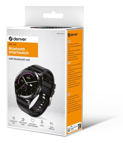 Denver SWC-372 BLACK - Smartwatch z BT