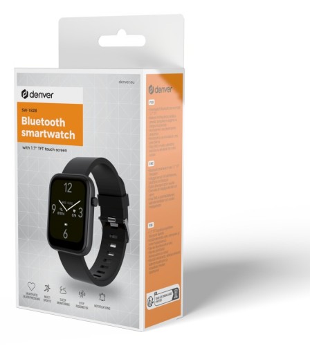 Denver SW-182 BLACK - Smartwatch z BT