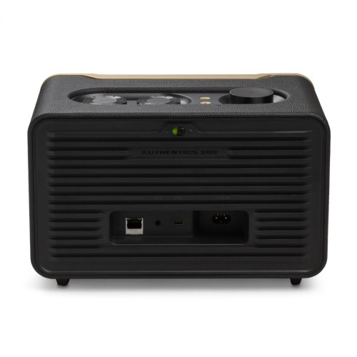 Gramofon JBL Spinner BT + JBL Authentics 200 Domowy zestaw w stylu retro, Wi-Fi, Bluetooth