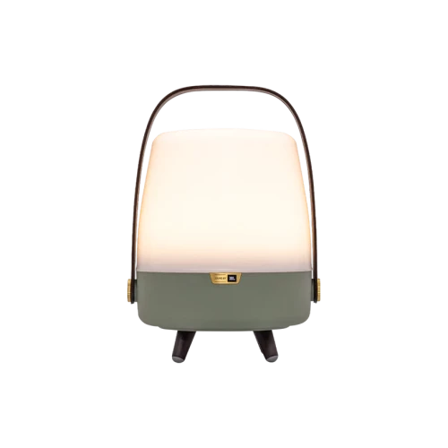 Kooduu - Lampa LED Lite-up z wbudowanym głośnikiem Bluetooth (sound by JBL), Oliwkowa