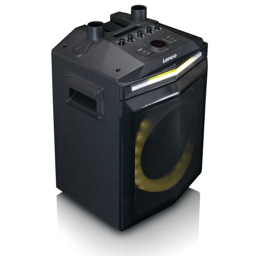 Power Audio Lenco PA-220BK z subwooferem i odłączaną kolumną wysokotonową, Czarny