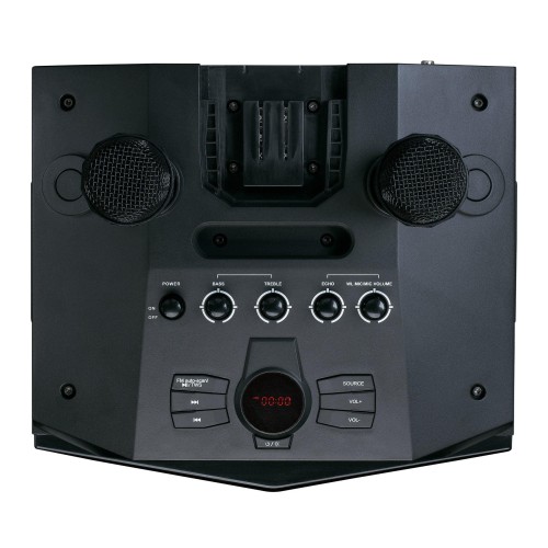 Power Audio Lenco PA-220BK z subwooferem i odłączaną kolumną wysokotonową, Czarny