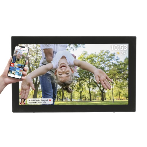 Cyfrowa Ramka na zdjęcia FRAMEO Wi-Fi Ekran dotykowy IPS 21,5”\ 32GB Denver PFF-2160