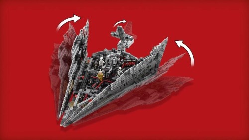 Zestaw klocków STAR WARS Niszczyciel gwiezdny Najwyższego Porządku