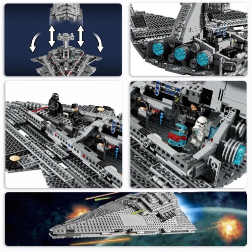 Zestaw klocków STAR WARS Gwiezdny Niszczyciel Imperium