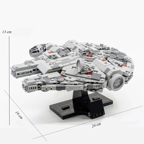Zestaw klocków STAR WARS Sokół Millenium model na 25-lecie - Zamiennik