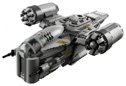 Zestaw klocków STAR WARS Transportowiec łowcy nagród z serialu Mandalorian BRZESZCOT - Zamiennik