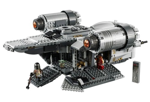 Zestaw klocków STAR WARS Transportowiec łowcy nagród z serialu Mandalorian BRZESZCOT - Zamiennik