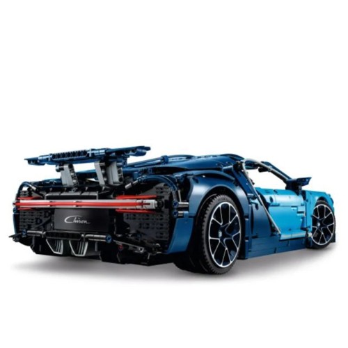 Zestaw klocków Bugatti Chiron z oświetleniem LED - Zamiennik