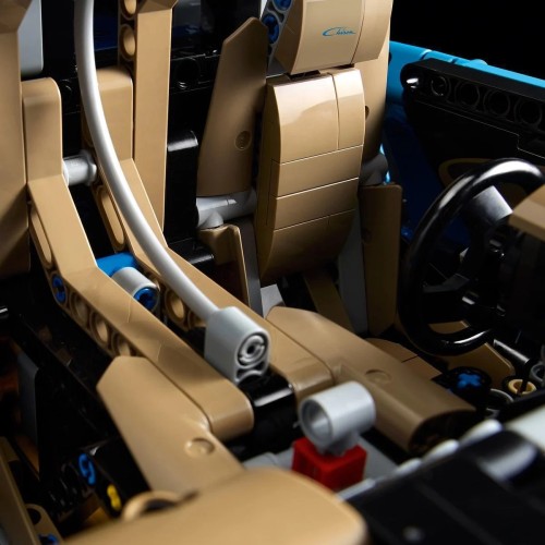 Zestaw klocków Bugatti Chiron z oświetleniem LED - Zamiennik