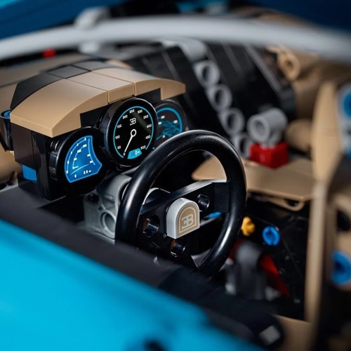 Zestaw klocków Bugatti Chiron z oświetleniem LED - Zamiennik