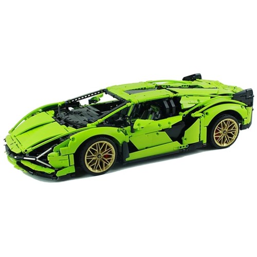 Zestaw klocków Lamborghini Sian FKP 37 z oświetleniem LED - Zamiennik