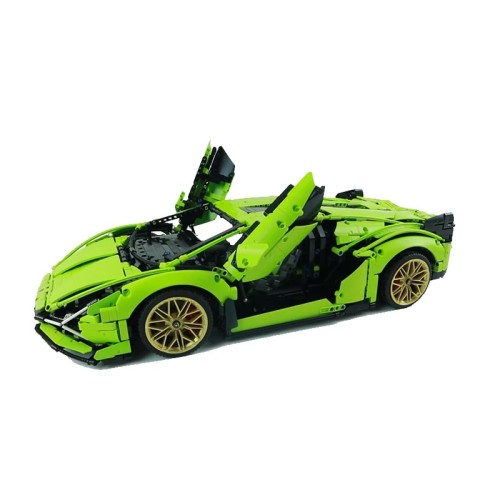 Zestaw klocków Lamborghini Sian FKP 37 z oświetleniem LED - Zamiennik