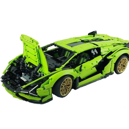 Zestaw klocków Lamborghini Sian FKP 37 z oświetleniem LED - Zamiennik