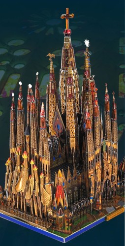 Puzzle Metalowa 3D Sagrada Familia Hiszpania