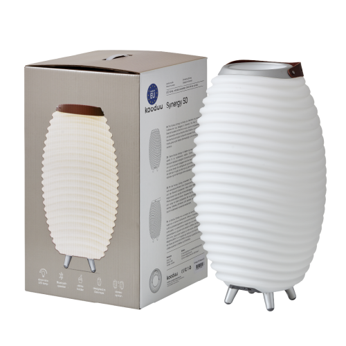 Kooduu - Lampa Synergy 50 z oświetleniem LED, wbudowanym głośnikiem Bluetooth oraz chłodziarka na napoje - 3w1