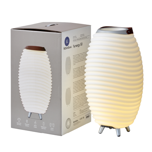 Kooduu - Lampa Synergy 50 z oświetleniem LED, wbudowanym głośnikiem Bluetooth oraz chłodziarka na napoje - 3w1