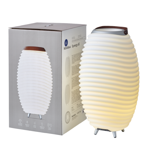 Kooduu - Lampa Synergy 65 z oświetleniem LED wbudowanym głośnikiem Bluetooth oraz chłodziarka na napoje - 3w1