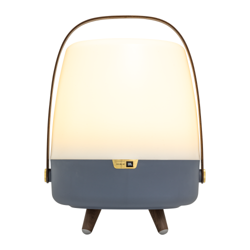 Kooduu - Lampa LED Lite-up Play 2.0 z wbudowanym głośnikiem Bluetooth (sound by JBL), Błękit oceanu