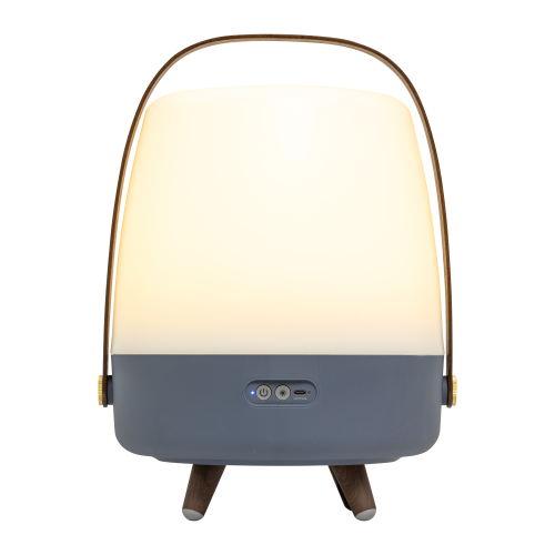 Kooduu - Lampa LED Lite-up Play 2.0 z wbudowanym głośnikiem Bluetooth (sound by JBL), Błękit oceanu