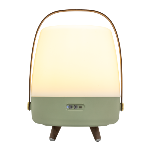 Kooduu - Lampa LED Lite-up Play 2.0 z wbudowanym głośnikiem Bluetooth (sound by JBL), Oliwkowa