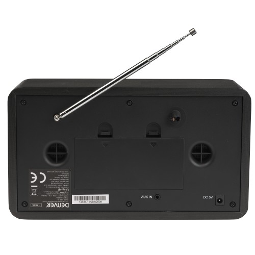 Denver DAB-18DARKGREY - Retro radio ciemnoszare