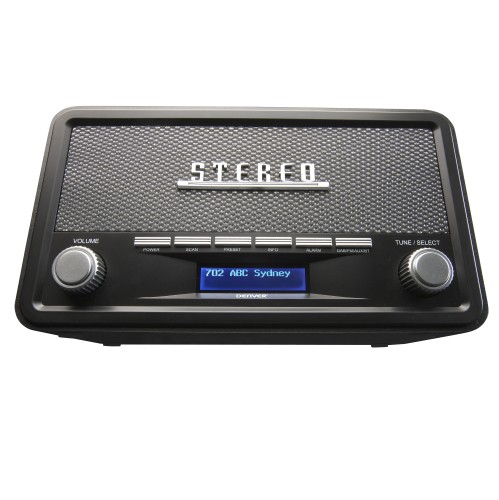 Denver DAB-18DARKGREY - Retro radio ciemnoszare