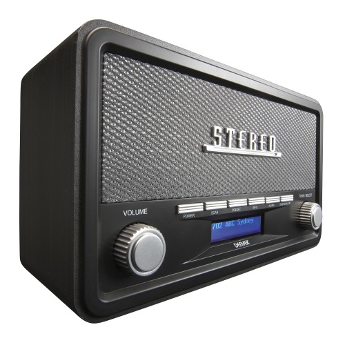 Denver DAB-18DARKGREY - Retro radio ciemnoszare