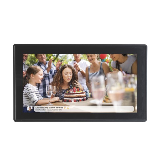  Cyfrowa Ramka na zdjęcia FULL HD FRAMEO Wi-Fi Ekran dotykowy IPS 15.6”\ 16GB Denver PFF-1515B czarna